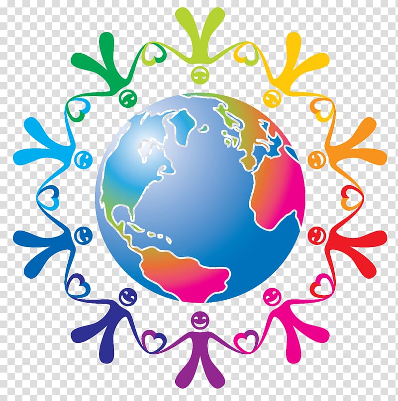 World Earth , Togetherness transparent background PNG clipart