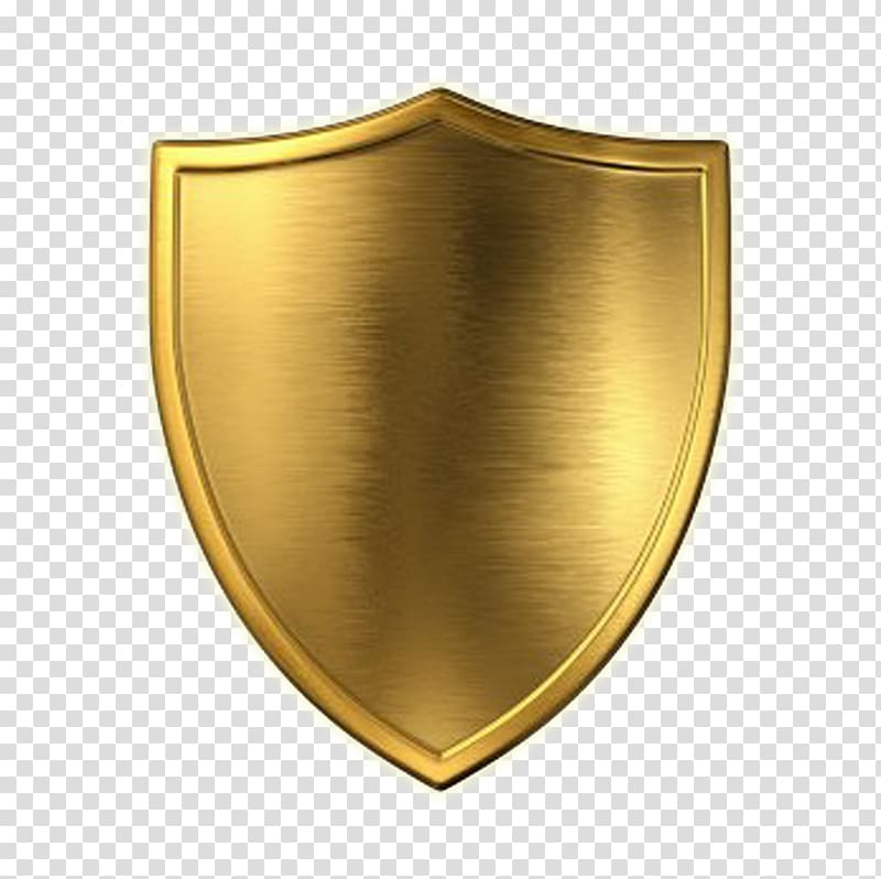 Shield , golden royal transparent background PNG clipart
