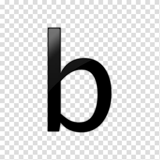 Logo Brand Black Font, Icon Letter B transparent background PNG clipart