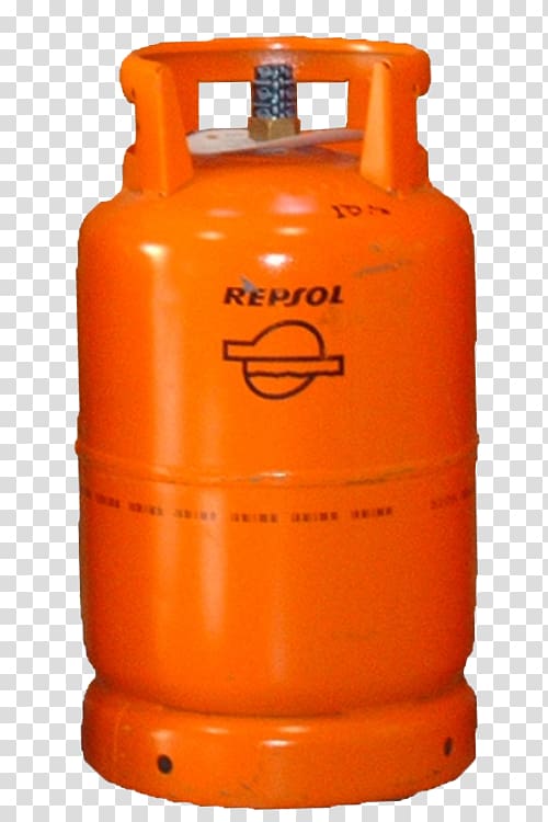 Gas cylinder Repsol Bottle Butane, bottle transparent background PNG clipart