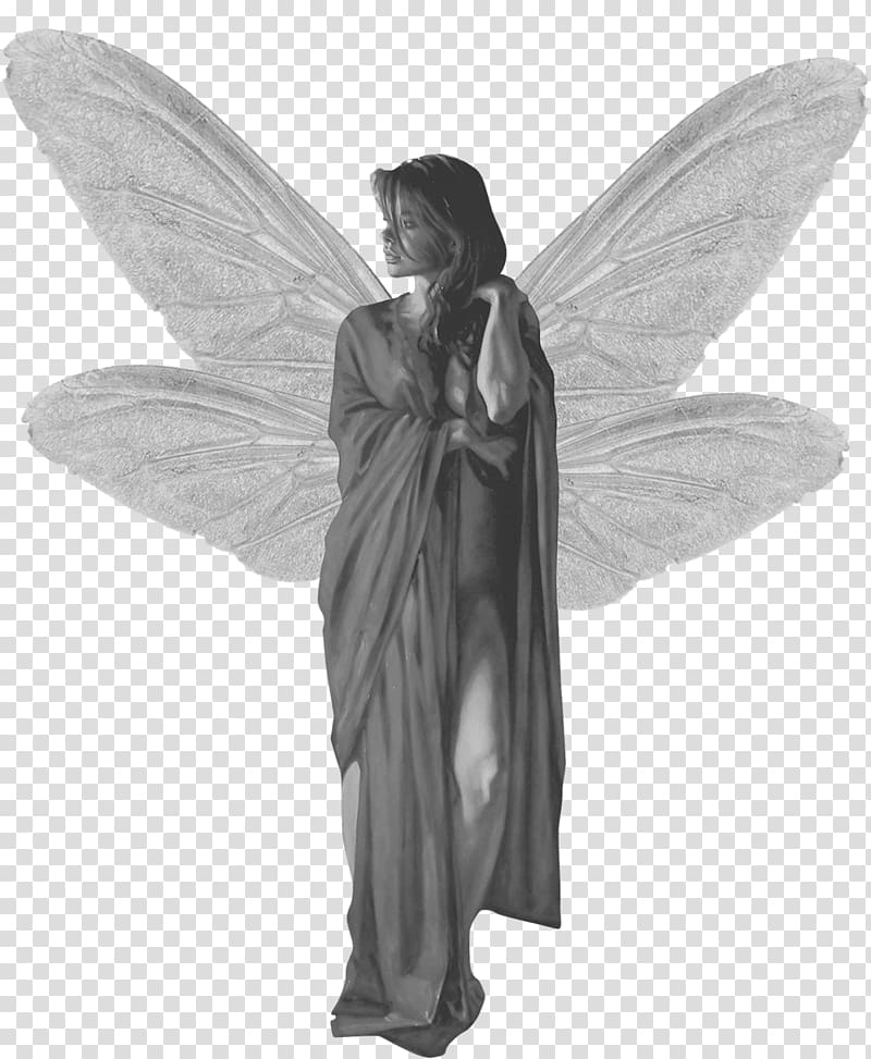 Statue Fairy Figurine Angel M, Fairy transparent background PNG clipart