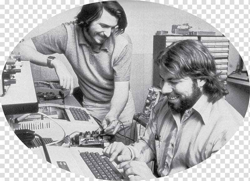 Steve Jobs Apple II, steve jobs transparent background PNG clipart