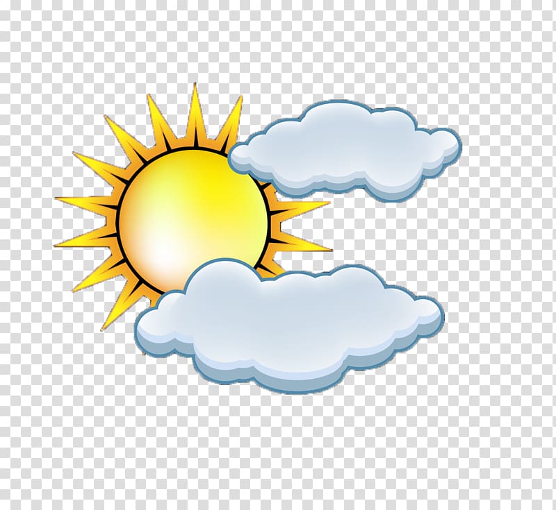 Cloud Icon, Sun clouds weather icon transparent background PNG clipart
