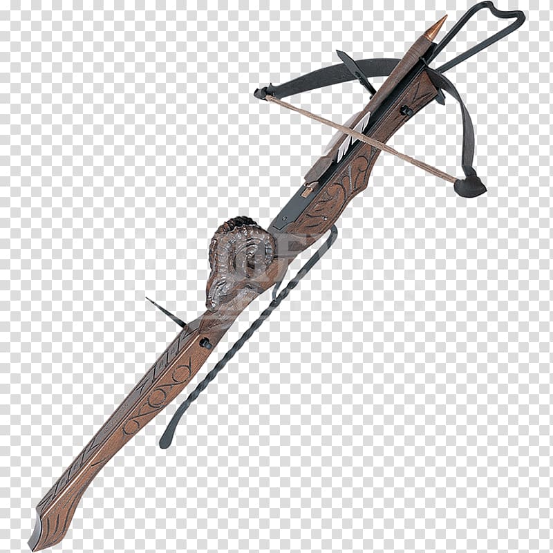 Crossbow Middle Ages Ranged weapon Firearm, weapon transparent background PNG clipart