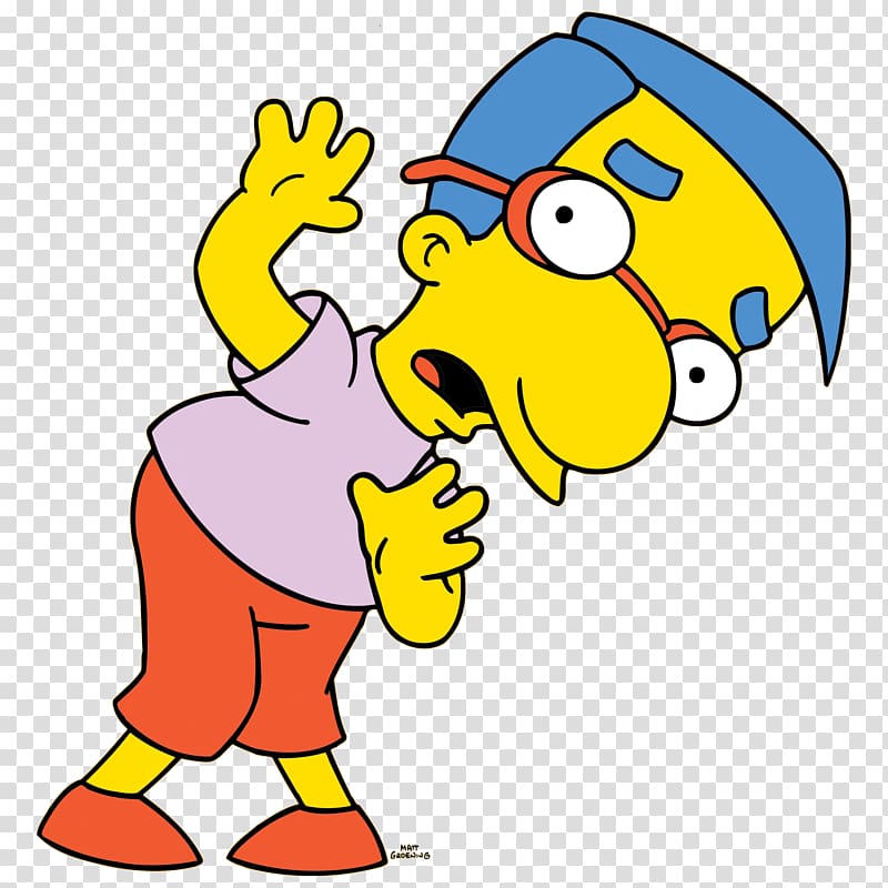 Milhouse Van Houten Bart Simpson Luann Van Houten Lisa Simpson Homer Simpson, Bart Simpson transparent background PNG clipart