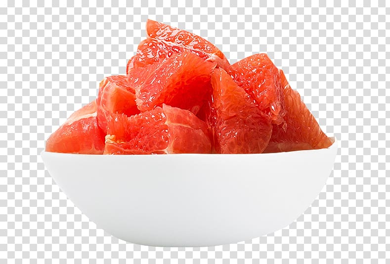 Grapefruit Pomelo, A bowl of peeled grapefruit pulp transparent background PNG clipart