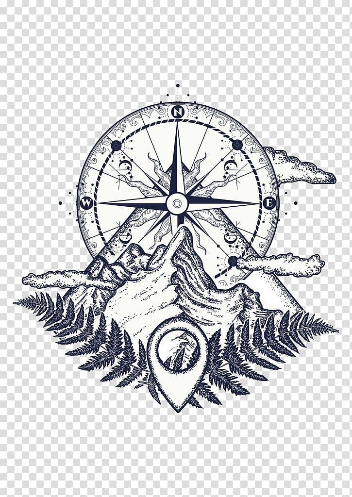 Compass Tattoo To Give You Direction Guide For 2023  Tattoo Stylist