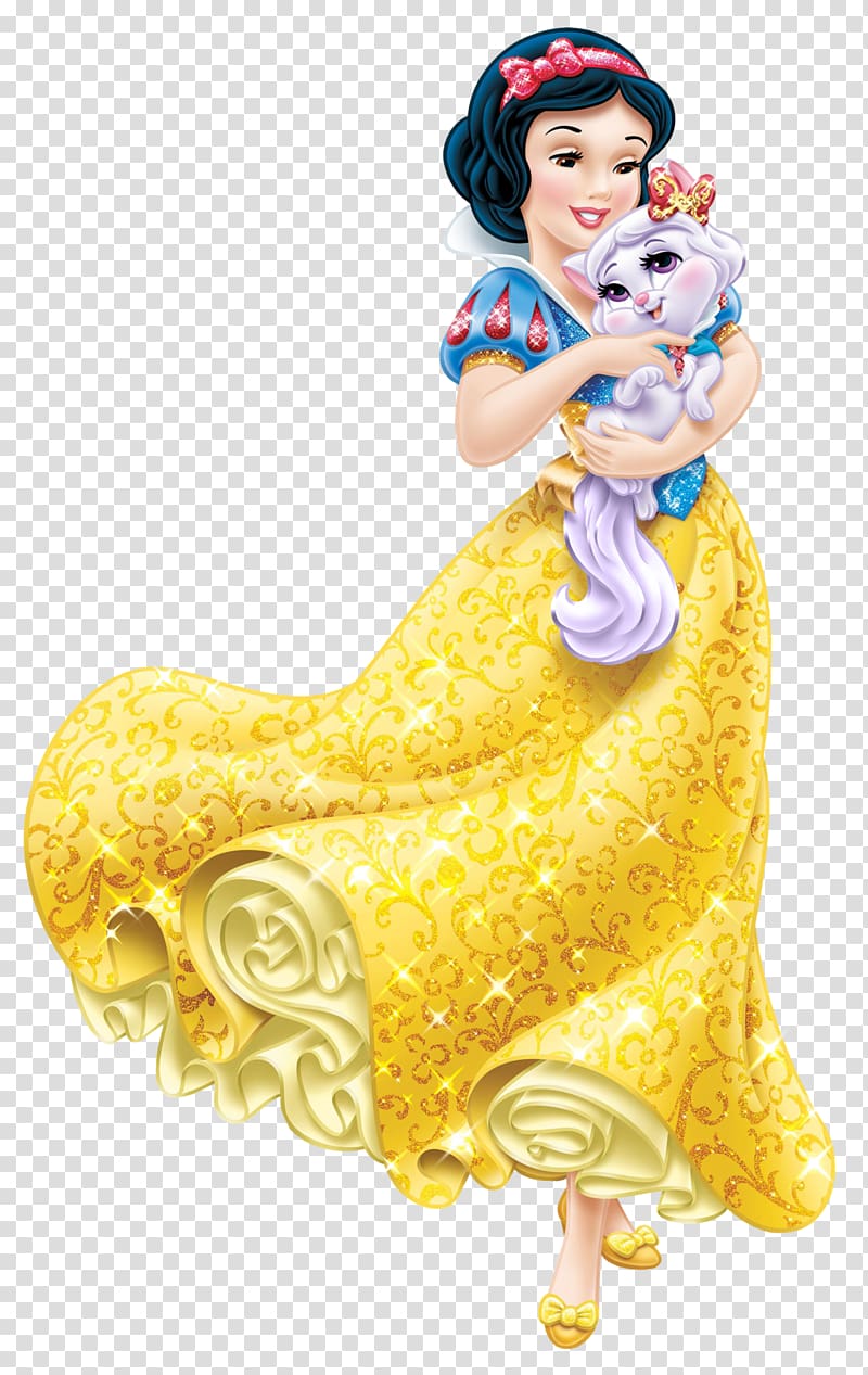 Snow White and the Seven Dwarfs Belle Princess Aurora Disney Princess, Little Kitten transparent background PNG clipart