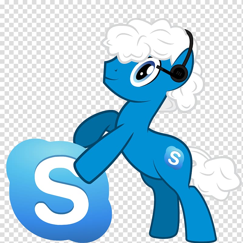 Pony Skype Horse Tsamtsaa Tail Microsoft Azure, skype transparent background PNG clipart