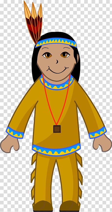 American indian transparent background PNG clipart