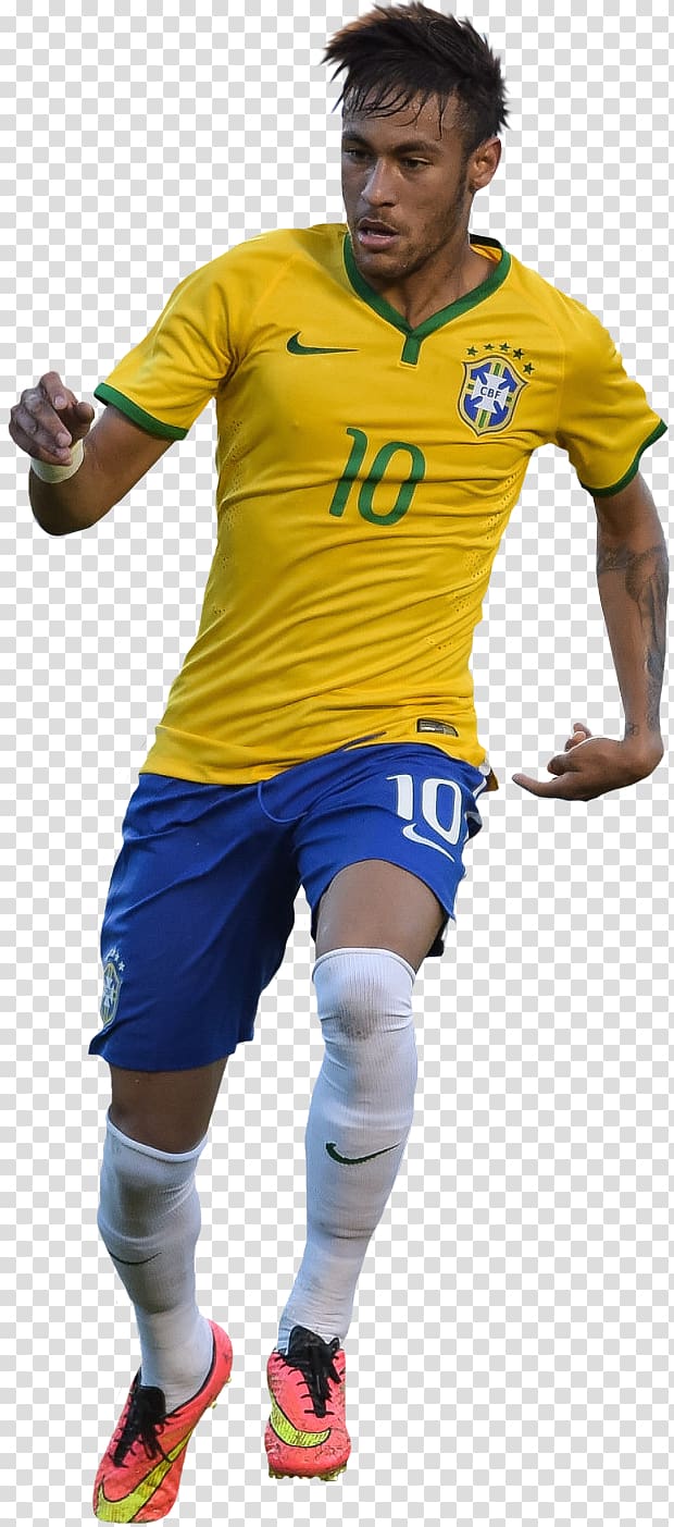2014 FIFA World Cup Neymar Brazil national football team Jersey, neymar transparent background PNG clipart