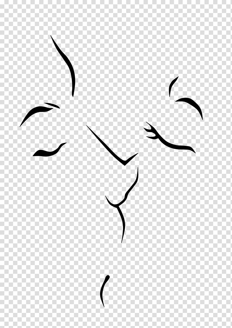 Kiss couple Love Drawing , kiss transparent background PNG clipart