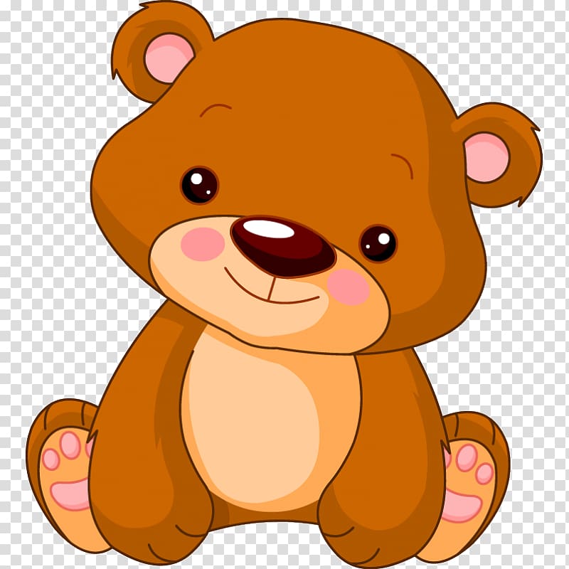 Brown bear , playmate transparent background PNG clipart