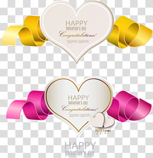 Valentine Ribbon PNG Transparent Images Free Download, Vector Files