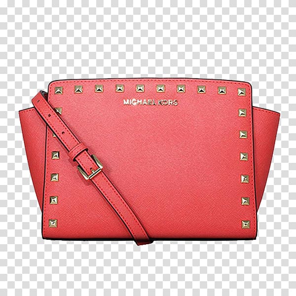 Handbag Leather, Michael Kors smiley package transparent background PNG clipart