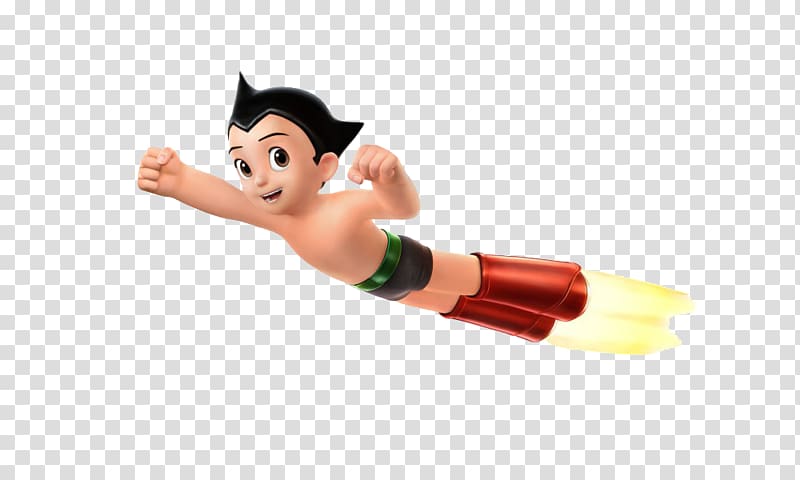 Thumb Figurine Animated cartoon, Astro Boy transparent background PNG clipart