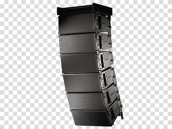 Line array QSC Audio Products Loudspeaker Digital audio Digital signal processing, others transparent background PNG clipart