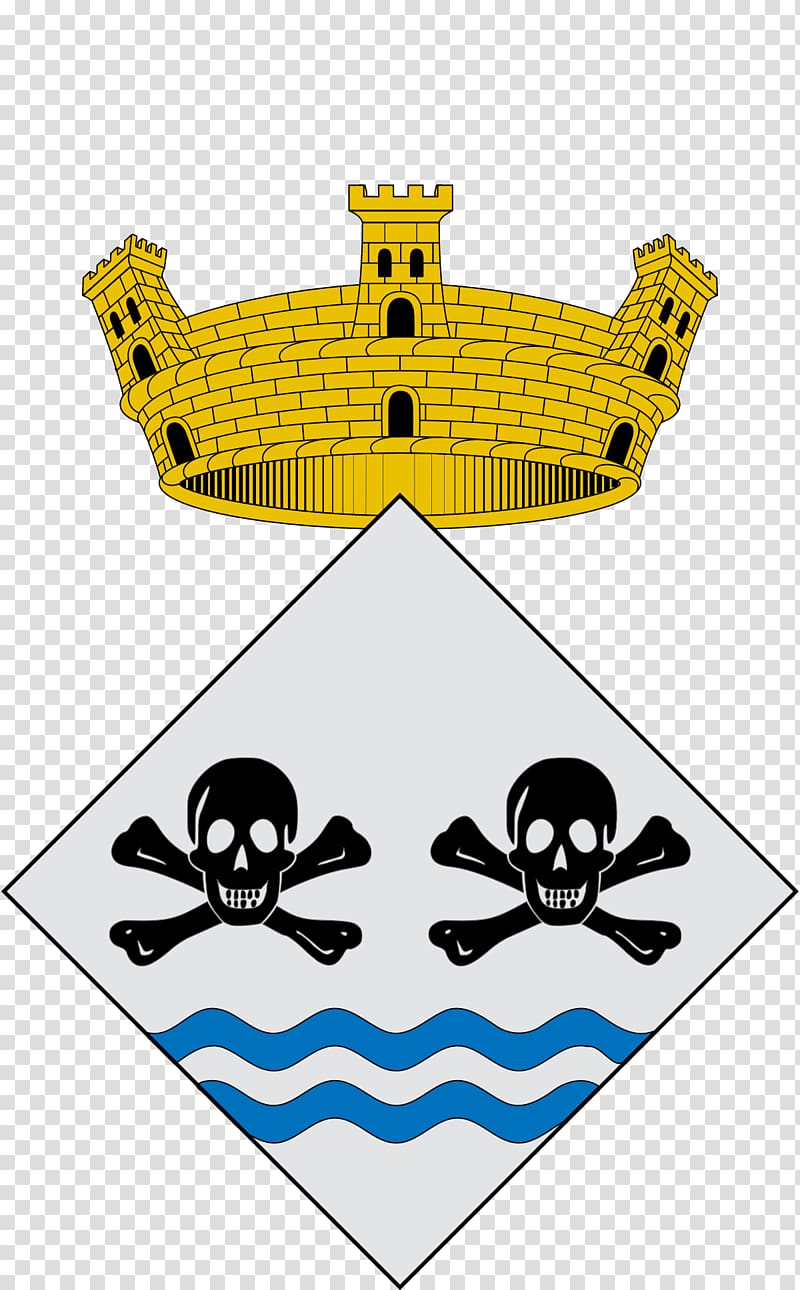 La Llagosta Heraldry Coat of arms Lliçà de Vall Catalan, totenkopf transparent background PNG clipart
