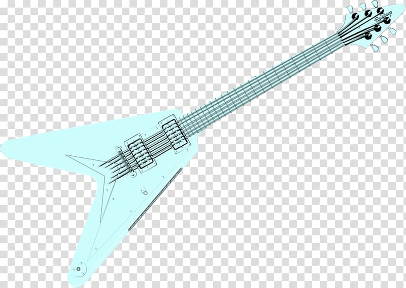 Electric guitar , Light blue guitar transparent background PNG clipart