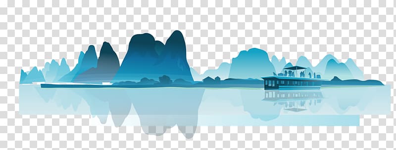 Guilin u0490u0443u0439u043bu0456u043du044c Fukei Illustration, Lake transparent background PNG clipart
