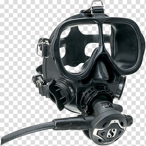 Full face diving mask Diving & Snorkeling Masks Scubapro Scuba diving Underwater diving, mask transparent background PNG clipart