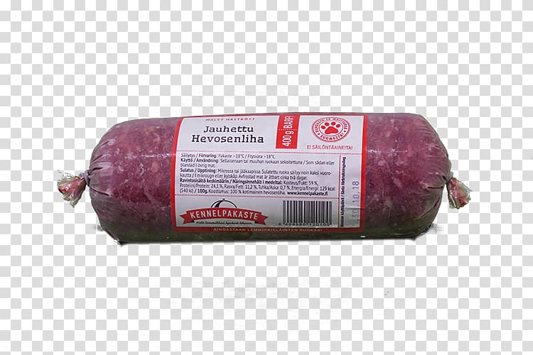 Kennelpakaste Oy Sausage Cervelat Soppressata Mettwurst, sausage transparent background PNG clipart