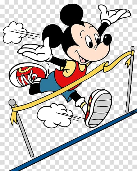 Mickey Mouse Minnie Mouse Coloring book , mouse running transparent background PNG clipart