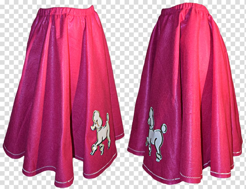 Clothing Poodle skirt Pink, skirt transparent background PNG clipart