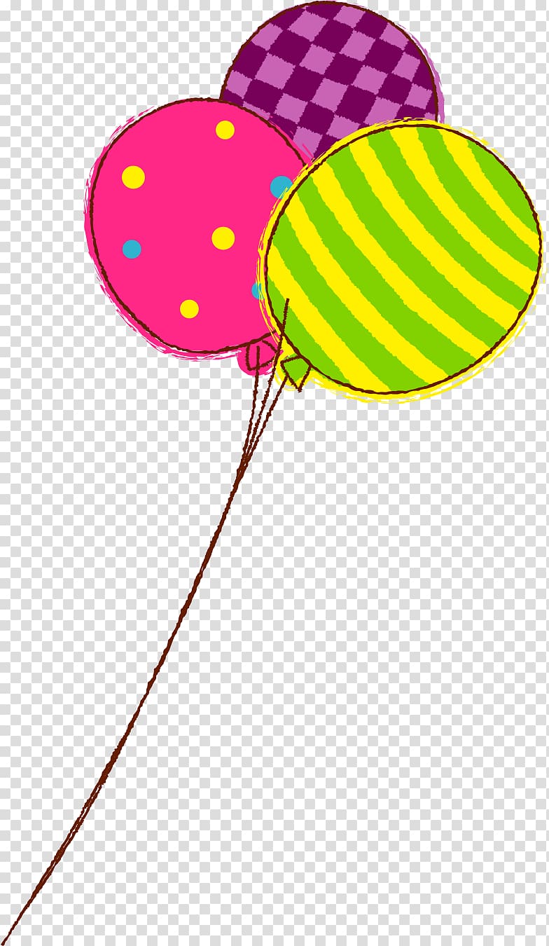 Toy balloon, Colored balloons transparent background PNG clipart