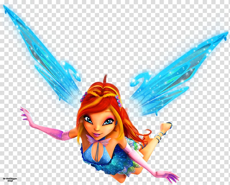 Bloom Flora Musa Stella Animated cartoon, winx bloom enchantix transparent background PNG clipart