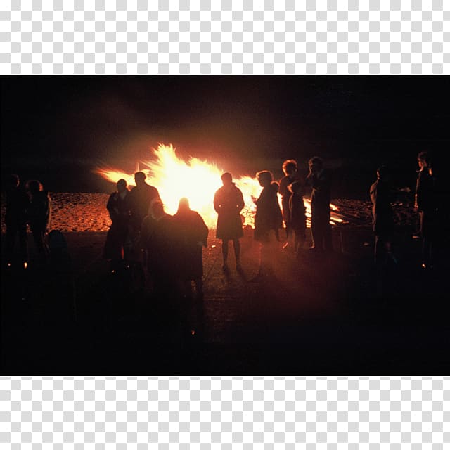 Flame Campfire Bonfire Heat Darkness, NIGHT BEACH transparent background PNG clipart