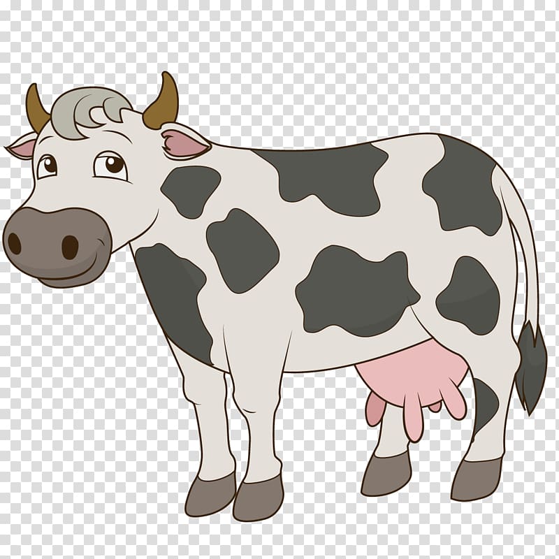 Connect the dots Cattle Drawing, Cartoon Cow transparent background PNG clipart