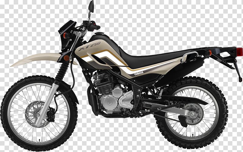 Yamaha Motor Company Yamaha XT250 Dual-sport motorcycle Suzuki, motorcycle transparent background PNG clipart