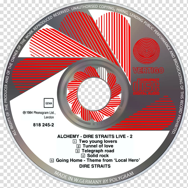 Compact disc Dio Alchemy: Dire Straits Live The Last in Line, live music transparent background PNG clipart