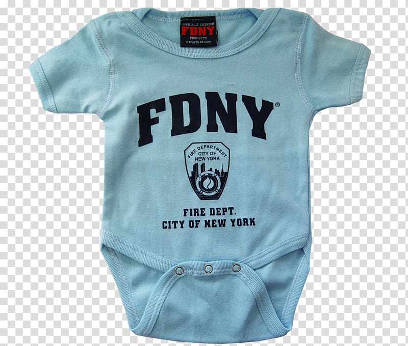 T-shirt New York City Fire Department Sleeve Baby & Toddler One-Pieces, Watercolor navy transparent background PNG clipart