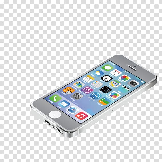 iPhone 5 iPhone 6 Apple iOS 7 Smartphone, White Apple phone transparent background PNG clipart