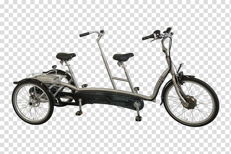 Tandem bicycle Van Raam Wheel Tricycle, tandem bicycle transparent background PNG clipart