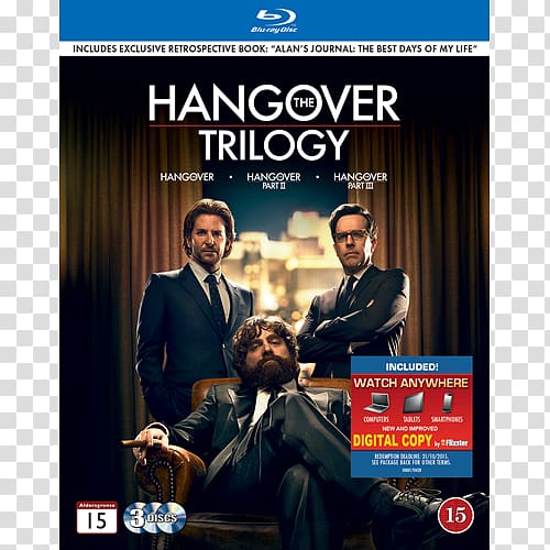 Blu-ray disc Amazon.com The Hangover DVD Digital copy, zach galifianakis hangover transparent background PNG clipart