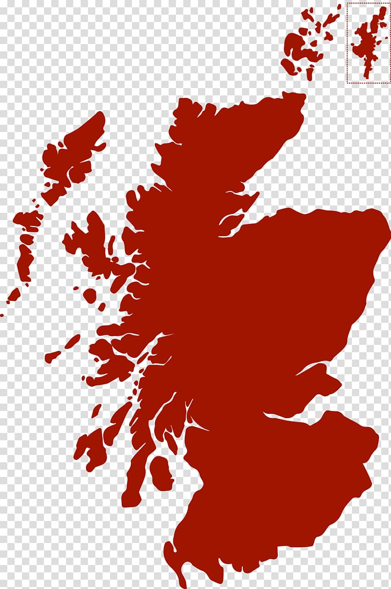 Scotland Map, Scottish Highlands transparent background PNG clipart