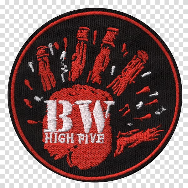 High Five Berliner Weisse Emblem Embroidered patch Embroidery, Spirit Sticks Keychains transparent background PNG clipart