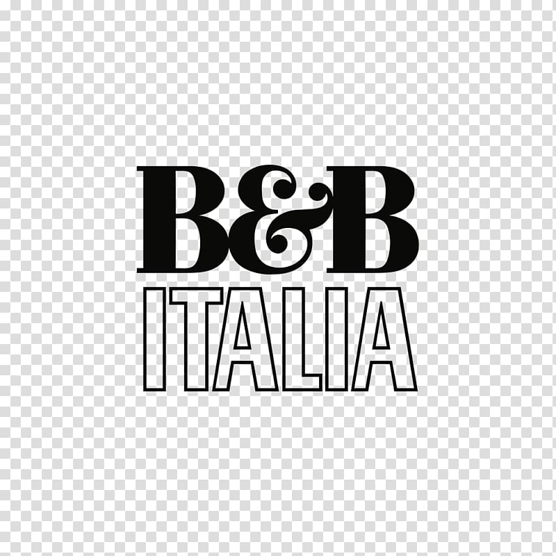 Logo B&B Italia Brand Furniture Design, transparent background PNG clipart