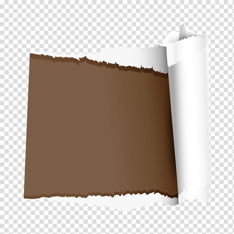 brown and white paper cut , Edge , Torn Edges transparent background PNG clipart