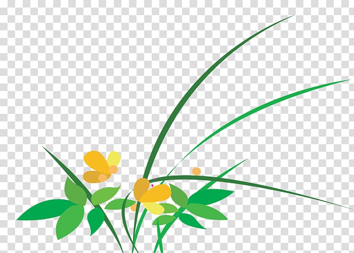 Flower Drawing, Hand-painted Plants transparent background PNG clipart