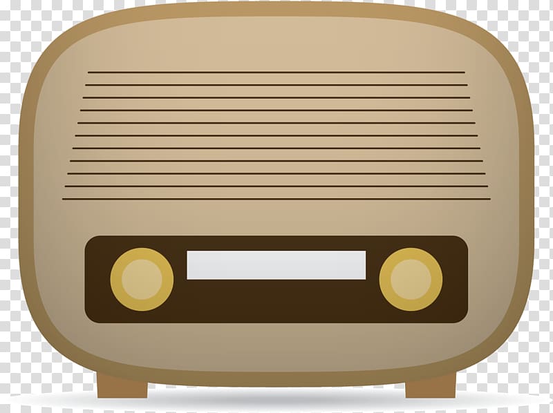 FM broadcasting Radio station Radio broadcasting, Make an old FM radio transparent background PNG clipart
