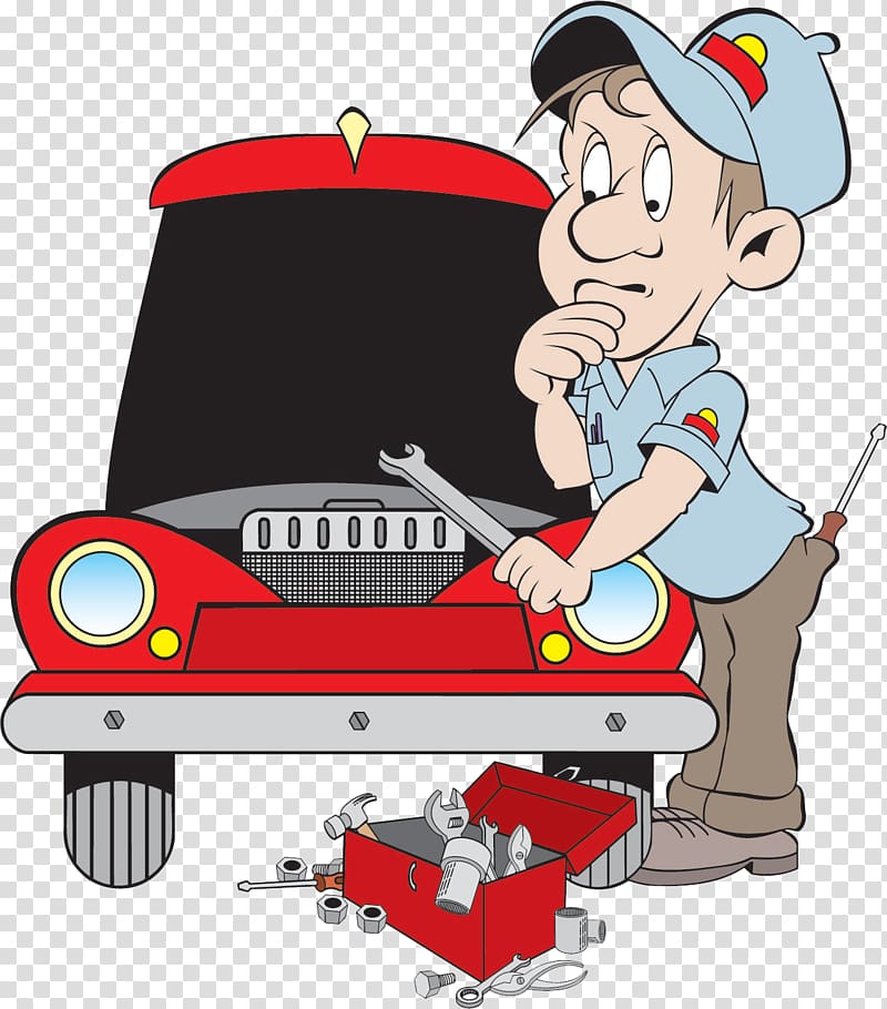 Cartoon Automobile repair shop Maintenance, repair transparent background PNG clipart