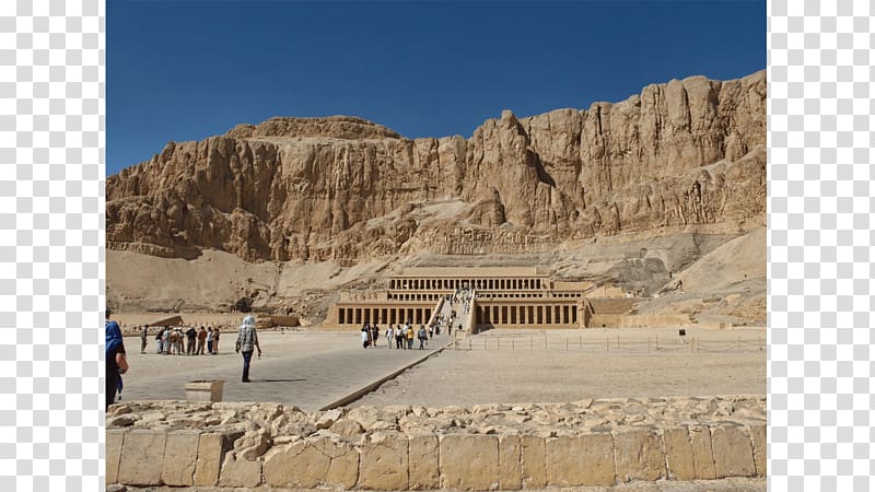 Deir el-Bahari Mortuary Temple of Hatshepsut Ancient Egypt Valley of the Queens, temple transparent background PNG clipart