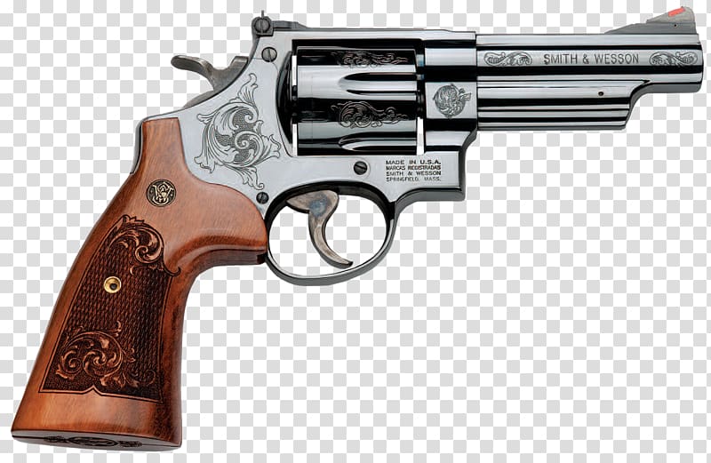 Revolver Trigger Gun barrel Firearm Smith & Wesson Model 29, weapon transparent background PNG clipart
