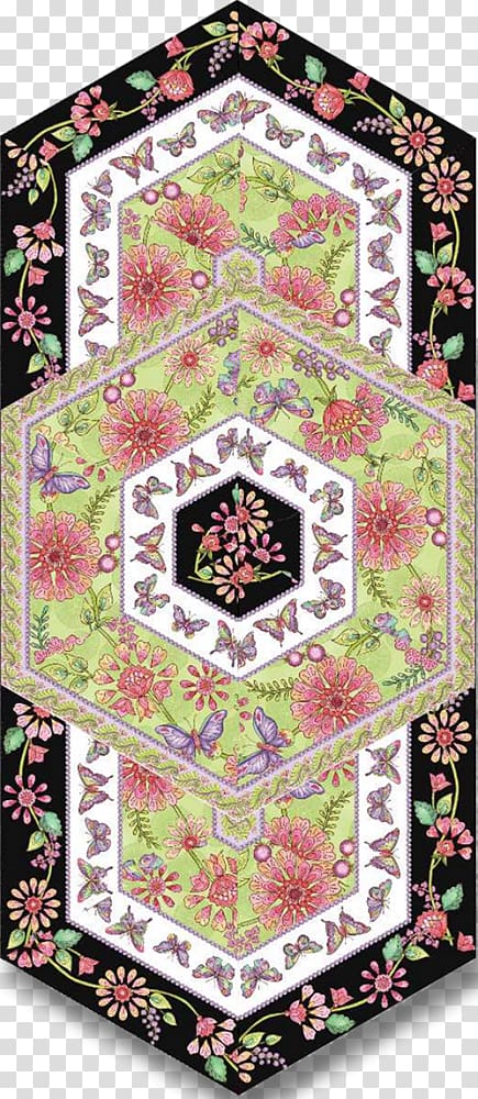 Table Quilting Place Mats Pattern, triangle stitching transparent background PNG clipart