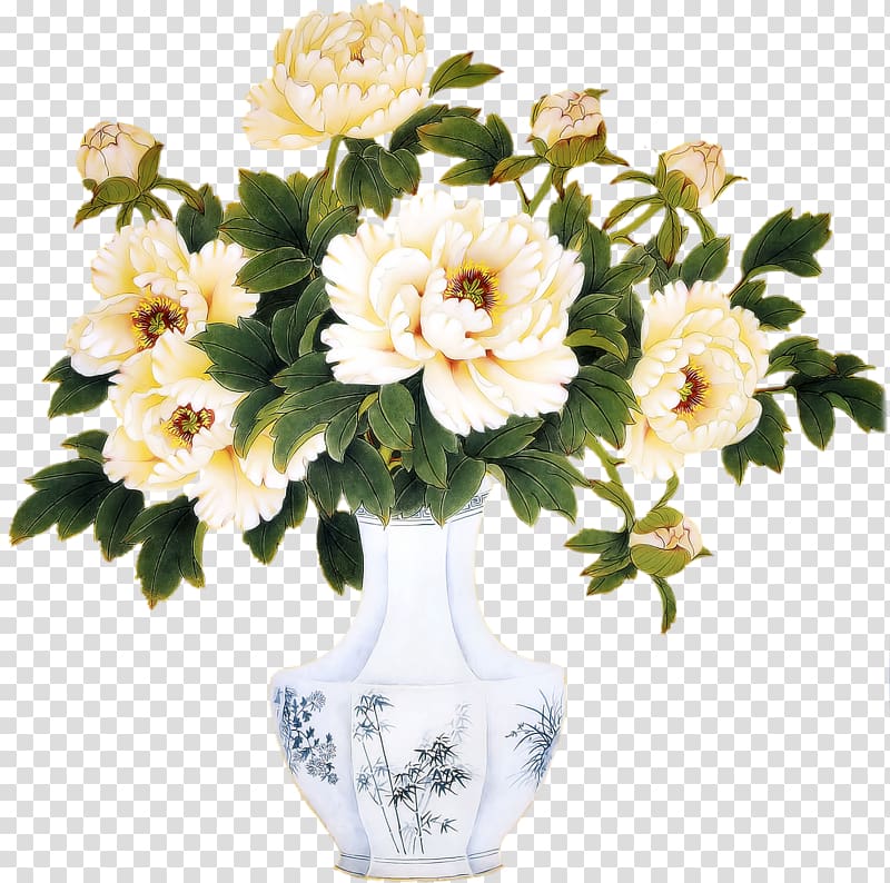 Flower bouquet Vase , peony transparent background PNG clipart