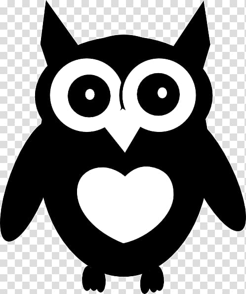 Owl Cartoon Drawing , White Owl transparent background PNG clipart